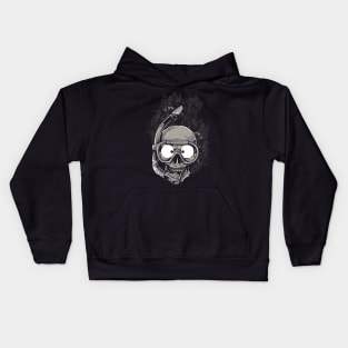 Skull Diver Kids Hoodie